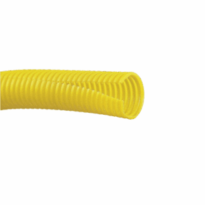 Tubo Corrugado Abierto para Protección de Cables, 1.50in (38.1 mm) de Diámetro, 3.1 m de Largo, Color Amarillo  CLT150F-X4