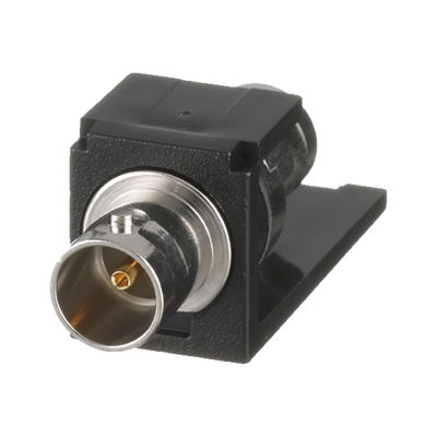 Módulo Acoplador Coaxial Tipo BNC, Mini-Com, de 75 Ohms, Color Negro  CMBA75BLY