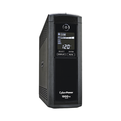 UPS de 1500 VA/900 W, Topología Línea Interactiva, Entrada 120 Vca NEMA 5-15P, Tipo Mini Torre, Con 12 Tomas NEMA 5-15R - CP1500AVRLCDA | Rogelio Chavarria UPS de 1500 VA/900 W, Topología Línea Interactiva, Entrada 120 Vca NEMA 5-15P, Tipo Mini Torre, Con 12 Tomas NEMA 5-15R - CP1500AVRLCDA - Image 2