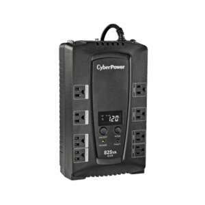 UPS de 825 VA/450 W, Topología Línea Interactiva, Entrada 120 Vca NEMA 5-15P, Tipo Gabinete Compacto, Con 8 Tomas NEMA 5-15R  CP825AVRLCDA