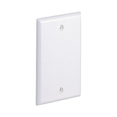 Placa de Pared Ciega Universal, Material ABS, Color Blanco CPNWH