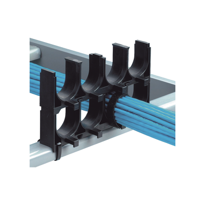 Espaciador de Cables de Nylon 6.6, Con 1 Espacio de 1.25 in (31.8 mm) de Diámetro, Color Negro, 1 Pieza CRS1-125-X