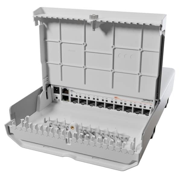 CRS310-1G-5S-4S+OUT, NetFiber 9, Ruteador/Switch exteriores, 1xGigaEth, 5xSFP 1Gbps, 4xSFP+ 10Gbps | Humberto Chacon