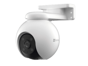 PT WiFi / (3K) 5MP / Visión 360° / Detección humana / Detección de Vehiculo / Sirena / Luz Parpadeante / Colores en Oscuridad / Micro SD / Presets / Exterior: CS-H8-3K