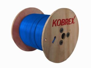 CARRETE DE 1,000 M., CABLE AZUL THW, CALIBRE 8, 100% COBRE. CTHW-8CA KOBREX  :CTHW-8CA