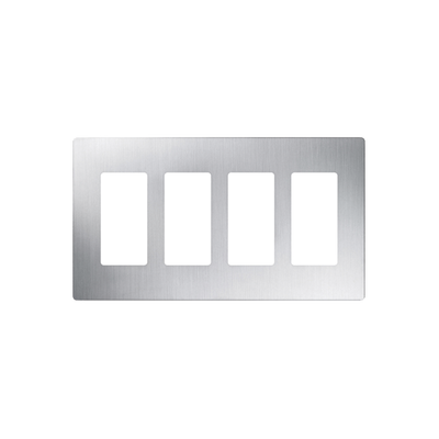 PLACA DE PARED, COLOR SS 4 ESPACIOS: CW4-SS