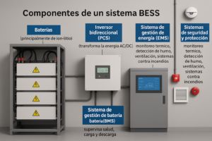 Componentes de un sistema BESS