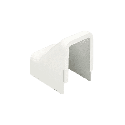 Conexión para techo falso/entrada, para uso con canaleta LD10, material ABS, Color Blanco Mate  DCF10IW-X