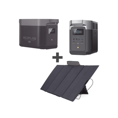 Kit de Estación de Energía Portátil 2048Wh + Batería Externa 2048Wh + Panel Solar Flexible 400W (4096Wh Totales) DLT2MAX-KIT-BP | Humberto Chacon Kit de Estación de Energía Portátil 2048Wh + Batería Externa 2048Wh + Panel Solar Flexible 400W (4096Wh Totales) DLT2MAX-KIT-BP
