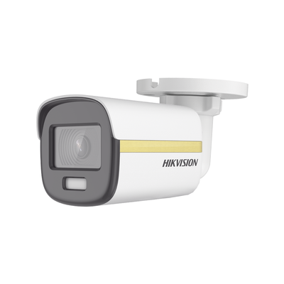 Bala TURBOHD 4K / Imagen a color 24/7 / Lente 2.8 mm / METAL / Luz Blanca 20 mts / Exterior IP67 / WDR 130 dB DS-2CE10UF3T-E