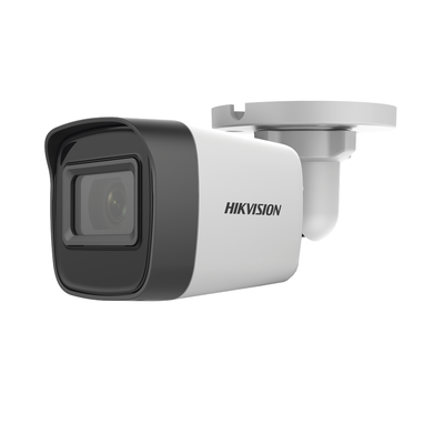 Bala TURBOHD 2 Megapixel (1080p) / Gran Angular 99° / Lente 2.8 mm / 30 mts IR EXIR / Exterior IP67 / 4 Tecnologías / dWDR DS-2CE16D0T-ITF(C)