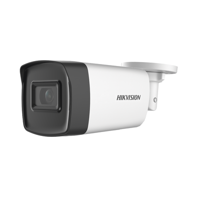 Bala TURBOHD 2 Megapíxeles (1080p) / Lente 3.6 mm / Exterior IP67 / 80 mts IR EXIR / dWDR / 4 Tecnologías DS-2CE17D0T-IT5F(C)