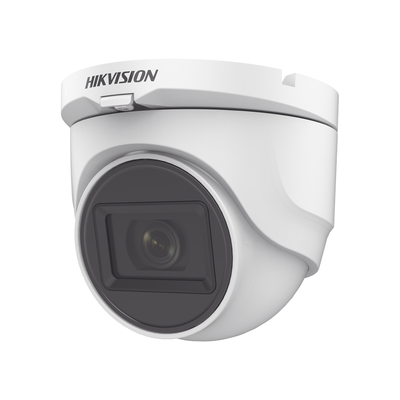 Domo TURBOHD 2 Megapixel (1080p) / Gran Angular 101° / Lente 2.8 mm / 30 mts IR EXIR / Exterior IP67 / 4 Tecnologías / dWDR DS-2CE76D0T-ITMF(C)
