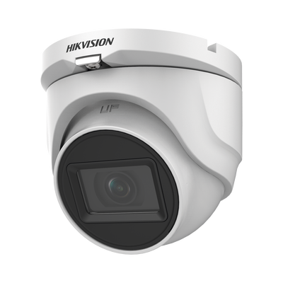 Turret TURBOHD 5 Megapixel / Lente 2.8 mm / 30 mts IR EXIR  / Exterior IP67 / Metal / 4 en 1 / dWDR DS-2CE76H0T-ITMF(C)