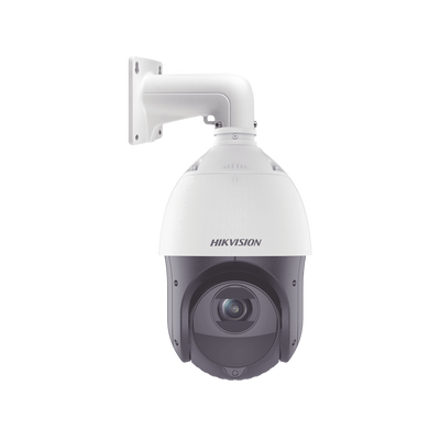 PTZ IP 4 Megapixel / 25X Zoom / 100 mts IR / Exterior IP66 / DARKFIGHTER / ACUSENSE (Evita Falsas Alarmas) / Detección Facial / WDR 120 dB / Entrada y Salida de Audio y Alarmas / HLC / EIS / PoE+ DS-2DE4425IW-DE(T5)