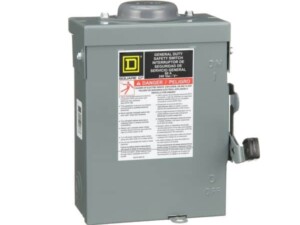 Interruptor de seguridad, 60 A, NEMA 1. DU322 Schneider Electric  DU322