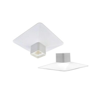 Portalámpara de Plástico, Cuadrado, Base E27, Blanco, DXN11117 Schneider Electric DXN11117