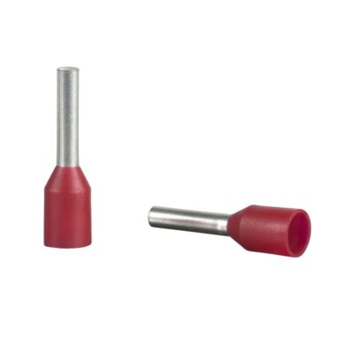 Cable aislado de extremo, NF, rojo.DZ5CE010 Schneider Electric  DZ5CE010