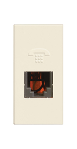 TOMA DE TELÉFONO 4 HILOS      1 MÓD.  MARFIL - E2082C11PTLM