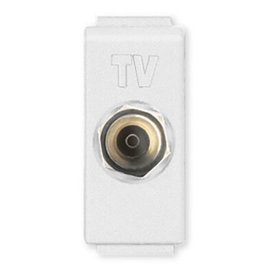 Toma De T.V. 1 Mód. Color Blanco - E2E52BN