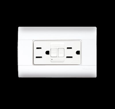 TOMA CORRIENTE DUP FALLA TIERRICFT 15A 127V AUTOPROT BLANCO - E6028GFBNG6