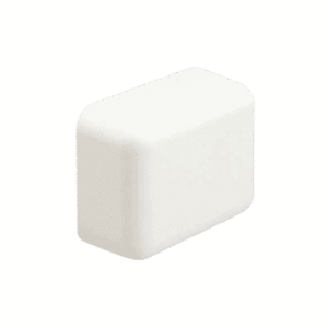 Tapa Final, para uso con canaleta LD3, material ABS, Color Blanco Mate  ECF3IW-E
