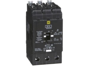 Interruptor Atornillable marco E-3P 40 A 480/277 Vca 18/25kA EDB34040