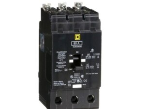 Interruptor Atornillable marco E-3P 80 A 480/277 Vca 18/25kA EDB34080