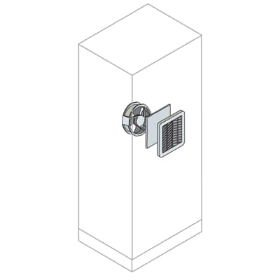 VENTILADOR MONTAJE EN MURO 204X204MM - EN2204K