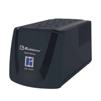 REGULADOR KOBLENZ 2250 VA / 1000 WATTS, 8 CONTACTOS REGULADOS, DESCONEXIÓN AUTOMÁTICA PARA EQUIPOS DE AUDIO Y VÍDEO. INDICADOR LED, 5 AÑOS DE GARANTÍA ER-2250