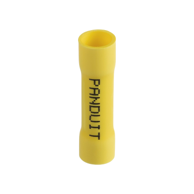 Conector de Empalme a Tope, Para Cables de 12 a 10 AWG, De Vinilo Aislado, Color Amarillo, Paquete de 25 Piezas ESV10BX-Q