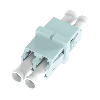 Módulo Acoplador LC Duplex, Para Fibra Multimodo, Color Aqua  FADSLCZAQ-L