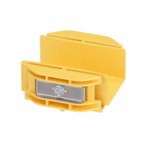 Union Recta "Cople", Para Canaleta FiberRunner™ 2X2, Color Amarillo  FBC2X2LYL