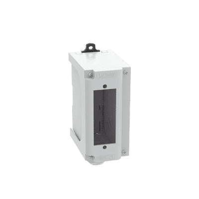 Panel de Parcheo Modular para Fibra Óptica, de Instalación en Riel DIN Estándar de 35mm, Acepta Una Placa Acopladora FAP, Color Gris  FDPPSIG