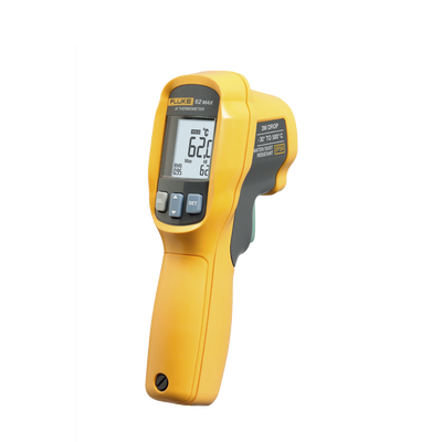Termómetro IR Para Medición de Temperatura de -30ºC a 500ºC, Con Precisión +-1.0%, y Clasificación IP54 de Resistencia al Agua y Polvo   FLUKE-62MAXESPR