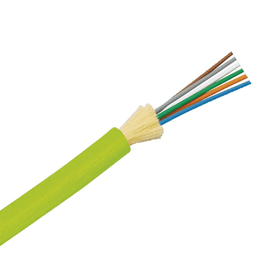 Cable de Fibra Óptica de 6 hilos, Multimodo OM5 50/125 Optimizada, Interior, Tight Buffer 900um, No Conductiva (Dieléctrica), OFNP (Plenum), Precio Por Metro  FODPW06Y