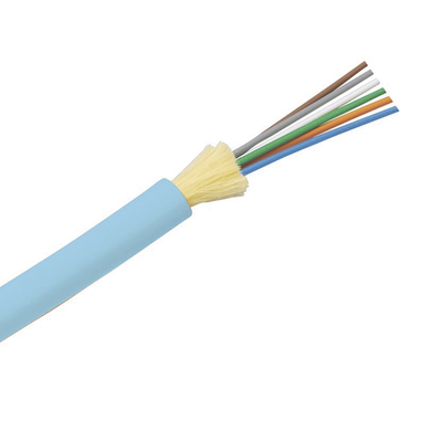 Cable de Fibra Óptica de 6 hilos, Multimodo OM4 50/125 Optimizada, Interior, Tight Buffer 900um, No Conductiva (Dieléctrica), OFNP (Plenum), Precio Por Metro  FODPZ06Y