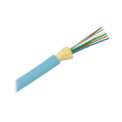Cable de Fibra Óptica de 6 hilos, Multimodo OM3 50/125 Optimizada, Interior, Tight Buffer 900um, No Conductiva (Dieléctrica), OFNR (Riser), Precio Por Metro  FODRX06Y