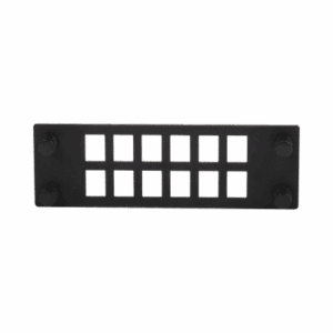 Placa Para 12 Adaptadores de Fibra Óptica, Uso con Gabinetes FPONE3 y FPONE4  FPONEAP12