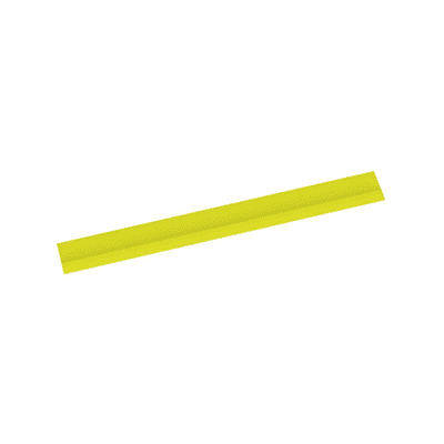 Tapa Con Bisagra a Presión Para Canaleta FiberRunner™ FR12X4YL6, de PVC Rígido, Color Amarillo, 1.8 m de Largo  FRHC12YL6