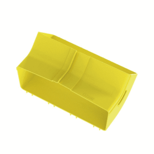 Bajada Vertical Interior de 45º con Tapa, Para uso con Canaletas 12X4 FiberRunner™, Color Amarillo  FRIV4512X4LYL