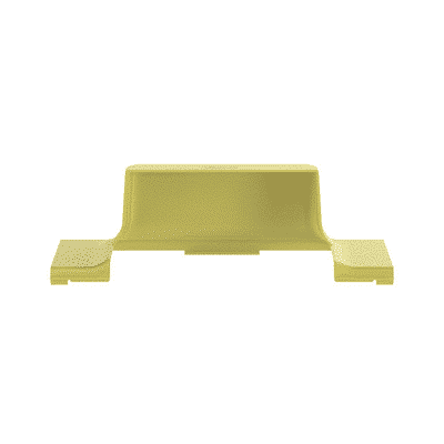Tapa de Bajada Vertical FRSPJ4X4LYL, Para Canaleta FiberRunner® 12X4, Color Amarillo  FRSPJC412LYL