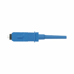 Conector de Fibra Óptica SC Simplex OptiCam, Monomodo 9/125 OS2, Pre-pulido, Color Azul  FSC2SCBU