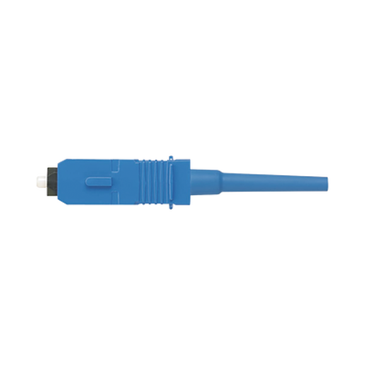 Conector de Fibra Óptica SC Simplex OptiCam, Monomodo 9/125 OS2, Pre-pulido, Color Azul FSC2SCBU