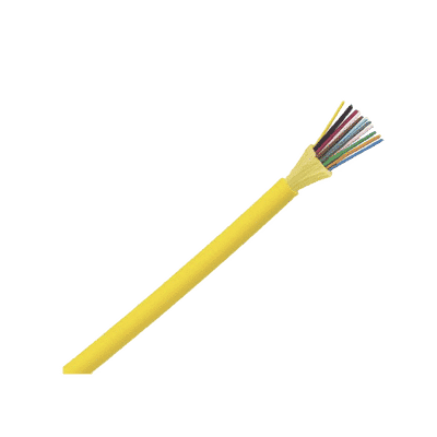 Cable de Fibra Óptica de 12 hilos, Monomodo OS2 9/125, Interior, Tight Buffer 900um, No Conductiva (Dieléctrica), OFNP (Plenum), Precio Por Metro  FSDP912Y