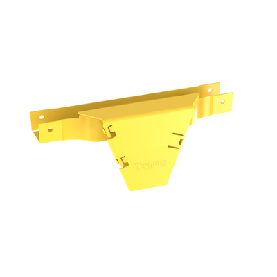 Accesorio en T con Conexión Horizontal y Bajada Vertical a 90º, Para Canaletas FiberRunner™ 2x2, Color Amarillo  FVTHD2X2LYL