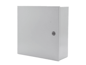 Gabinete de Acero, Uso Interior (Nema 1)  de 80 x 60 x 20 cm con Placa Interna / Tipo Telefónico.
