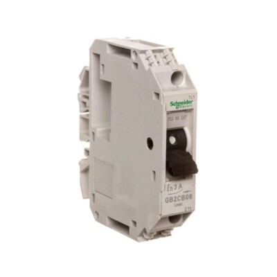 INTERRUPTOR MAGNETOTÉRMICO, 3 A, 1 POLO. GB2CB08 SCHNEIDER ELECTRIC
