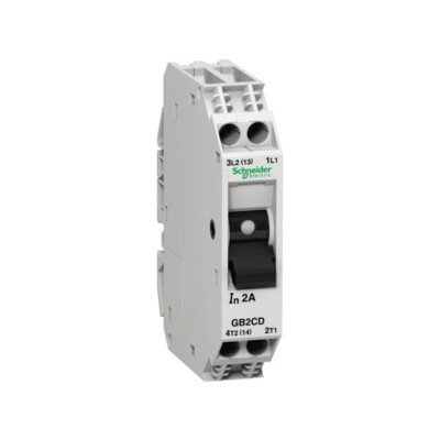 TeSys GB2 - Disyuntor magnetotérmico - 1P + N - 5 A - Id = 66 A GB2CD10