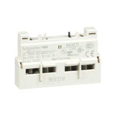 Bloque De Contacto Auxiliar Frontal GVAE11 Schneider Electric  GVAE11